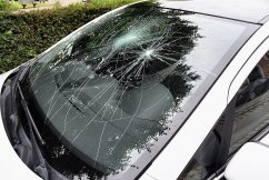 Broken Car Windshield