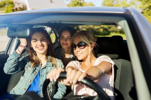 summer vacation, holidays, travel, road trip and people concept